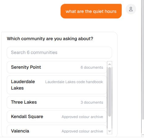 Choosing an association, and what each one holds